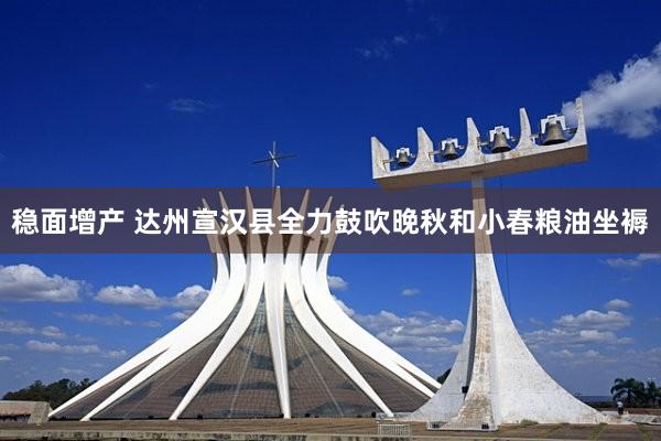 稳面增产 达州宣汉县全力鼓吹晚秋和小春粮油坐褥